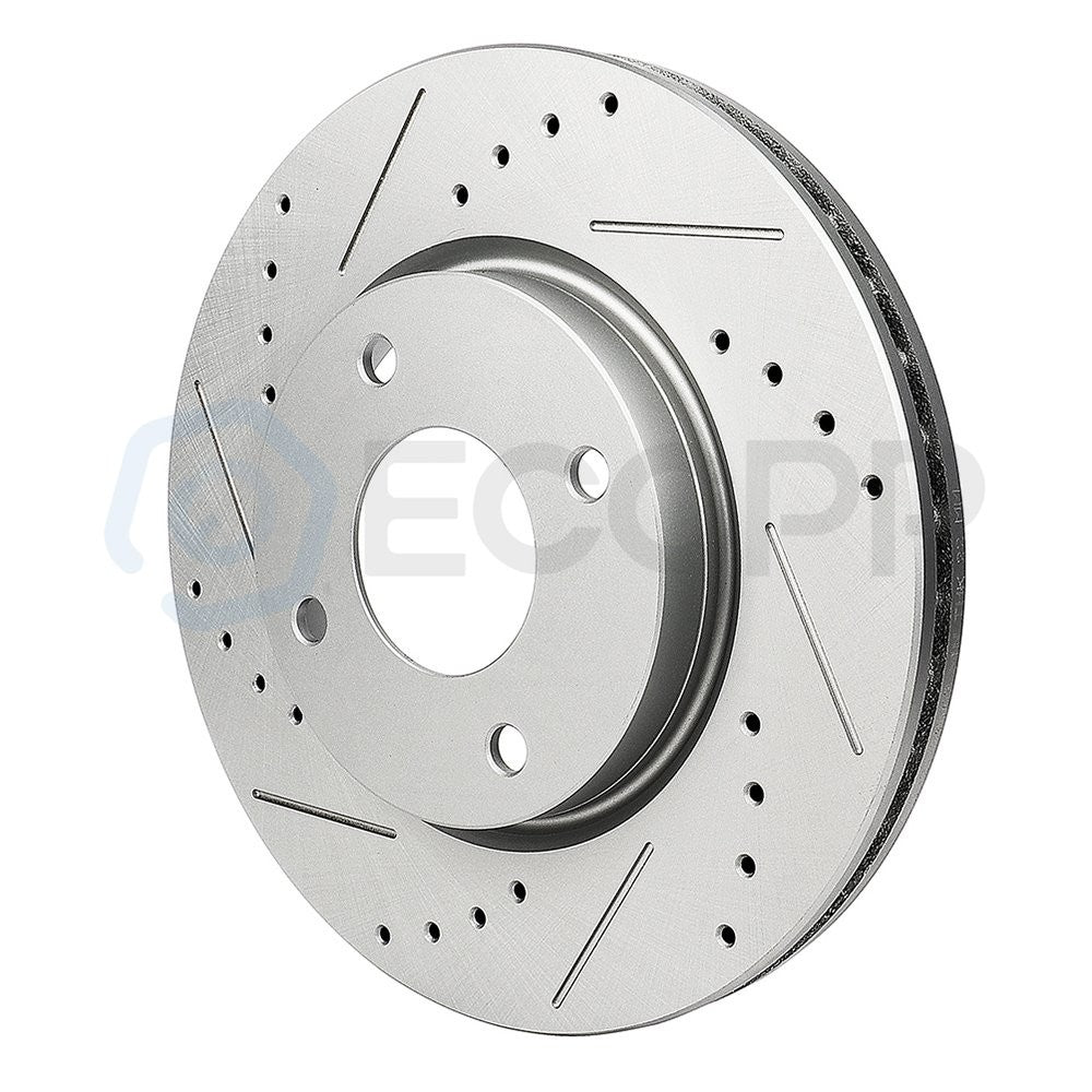 For Nissan 2009-2014 Cube 2007-2012 Sentra Versa Drill Front Brake Discs Rotors 6B93BC-57