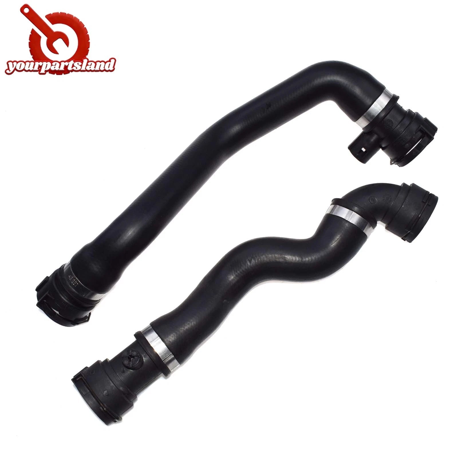 2 pcs For BMW 525i 528i 530i Radiator Hose UPPER & LOWER 11531705223 11531705224 6B93BC-57