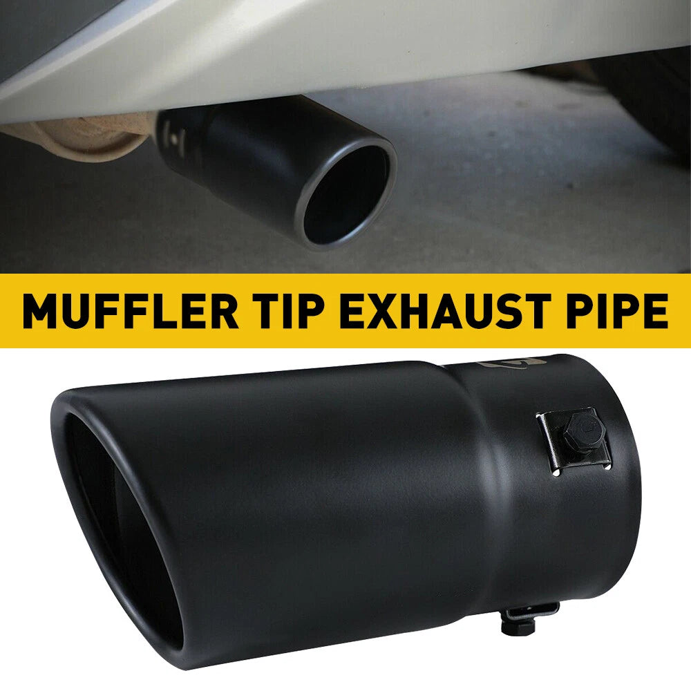 Universal Car Muffler Tip Exhaust Pipe Stainless Steel FOR 1.55 - 2.7finch EOA 6B93BC-57