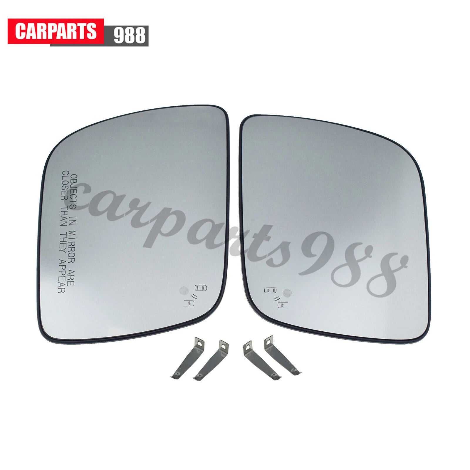 Left Right Side View Mirror Glass Heated Blind Spot For 2011-2017 Ford Explorer 6B93BC-57