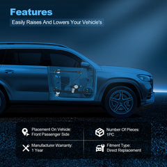 For 2013-2021 Nissan Pathfinder Front Passenger Side Window Regulator with Motor 6B93BC-57