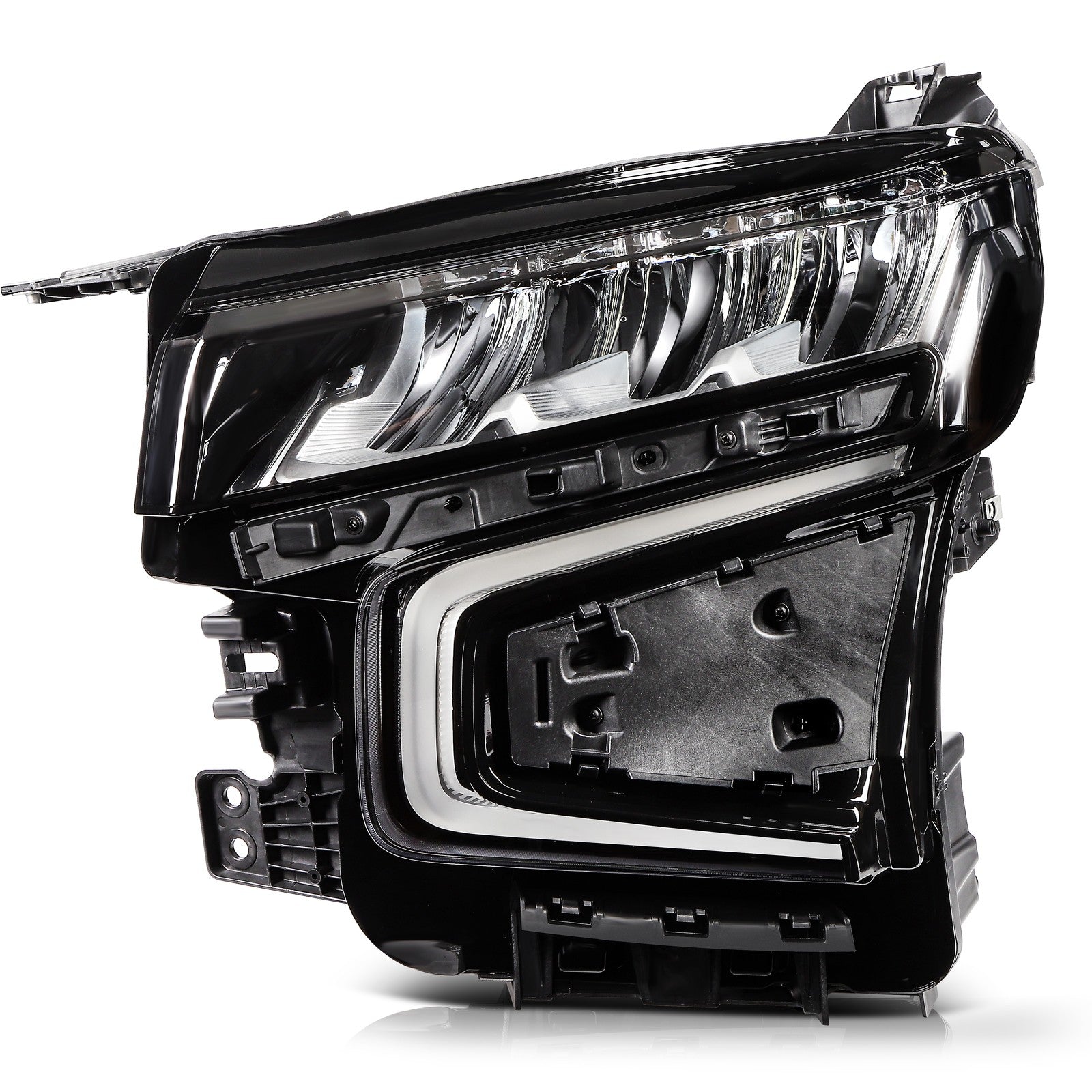 Left Side LED Headlight Assembly For 2021-2023 Chevrolet Suburban Tahoe Black 6B93BC-57