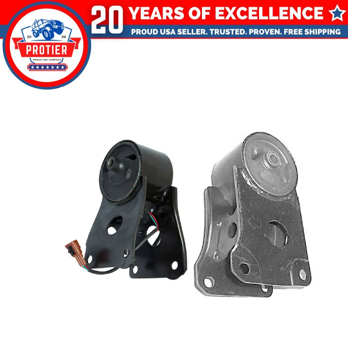 Front & Rear Motor Mount for 1995 - 2003 Nissan Maxima 3.0L / 3.5L 2PCS 6B93BC-57