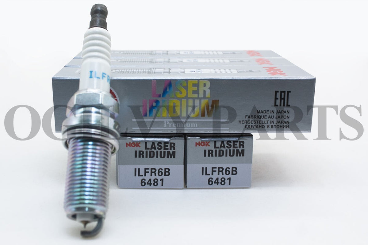 5-PCS  (ILFR6B 6481) NGK SPARK PLUG LASER IRIDIUM POWER (FOR Volvo Subaru)