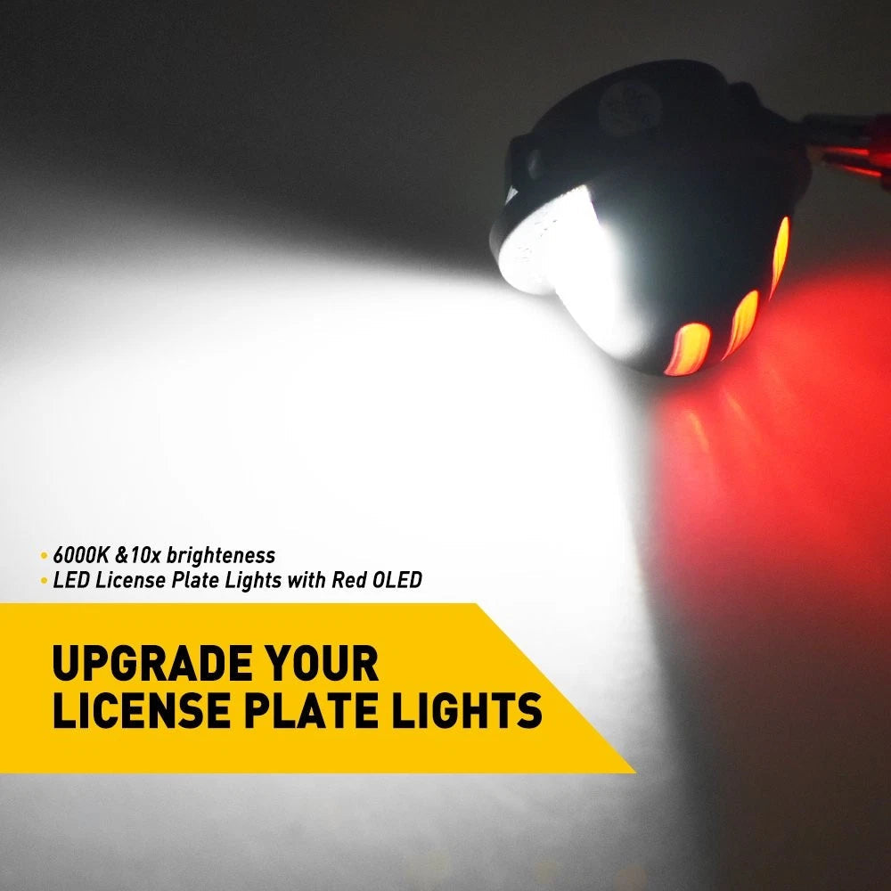 2PCS LED License Plate Light Replacement 6000K for Ford F-150 F-250 F-350 Ranger 6B93BC-57
