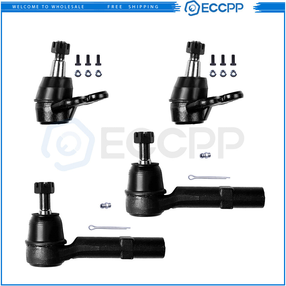 Front Lower Ball Joints Steering Outer Tie Rod End For 2008-2017 Buick Enclave 6B93BC-57