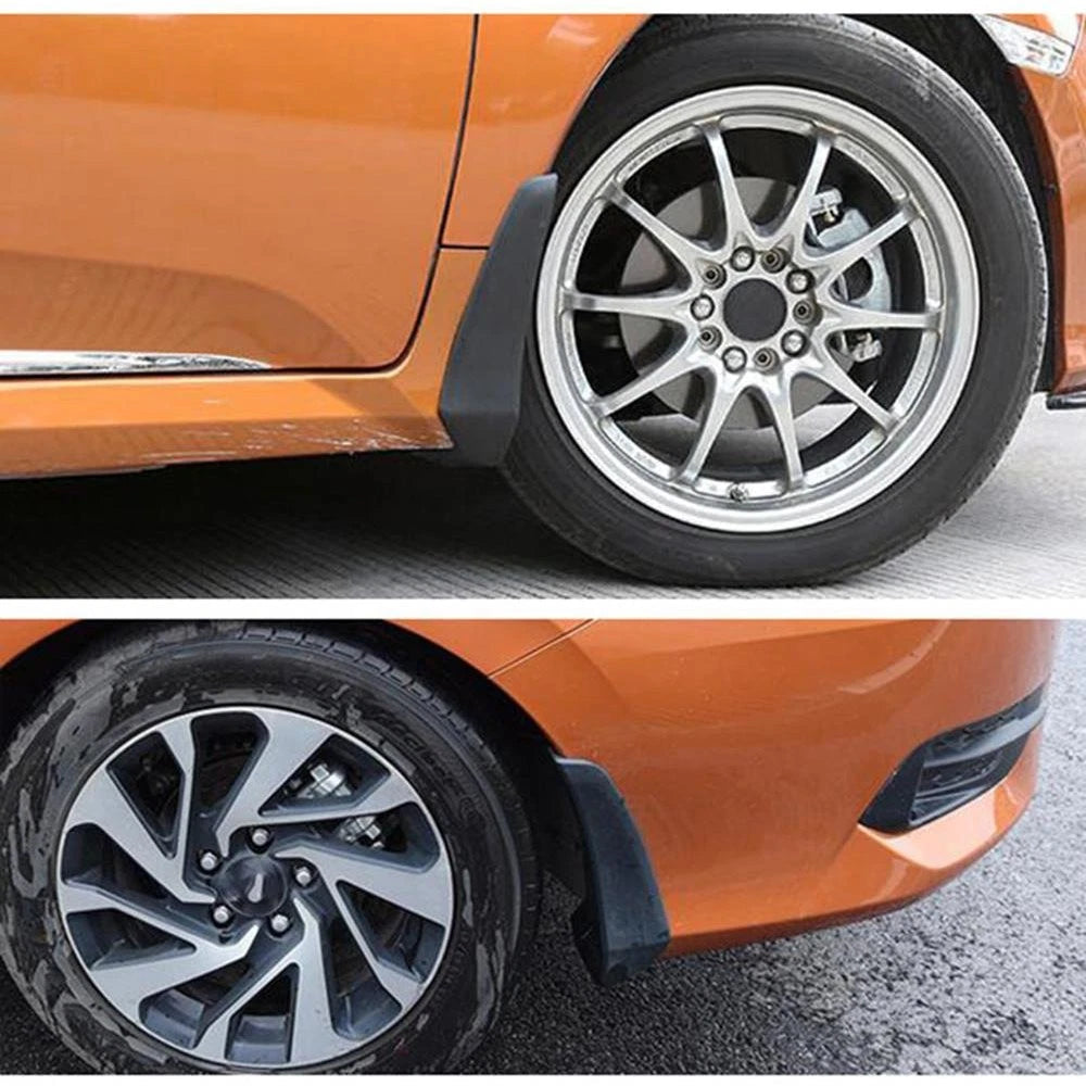 2016-2022 For Civic Honda Sedan 4 Door Mud Flaps Splash Guards Mudguards EOA 6B93BC-57