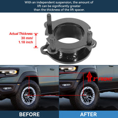 ECCPP 2" Front Leveling Lift Kit Steel For GMC Envoy Chevy Trailblazer 2002-2009 ECCPP