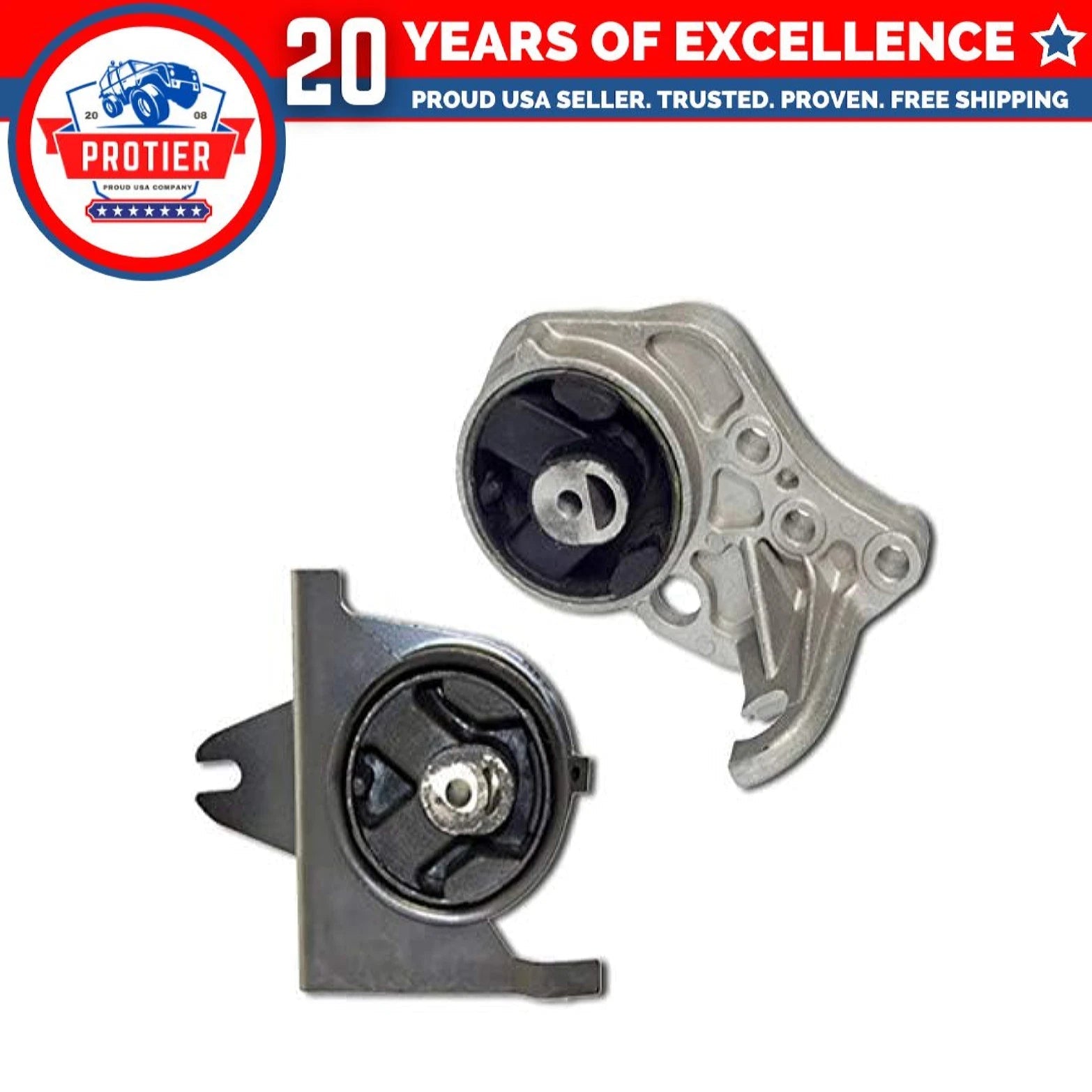 Fits 1996-2000 Dodge Caravan/Grand Caravan 3.0L 3.3L 3.8L Motor & Mount Set 2PC 6B93BC-57