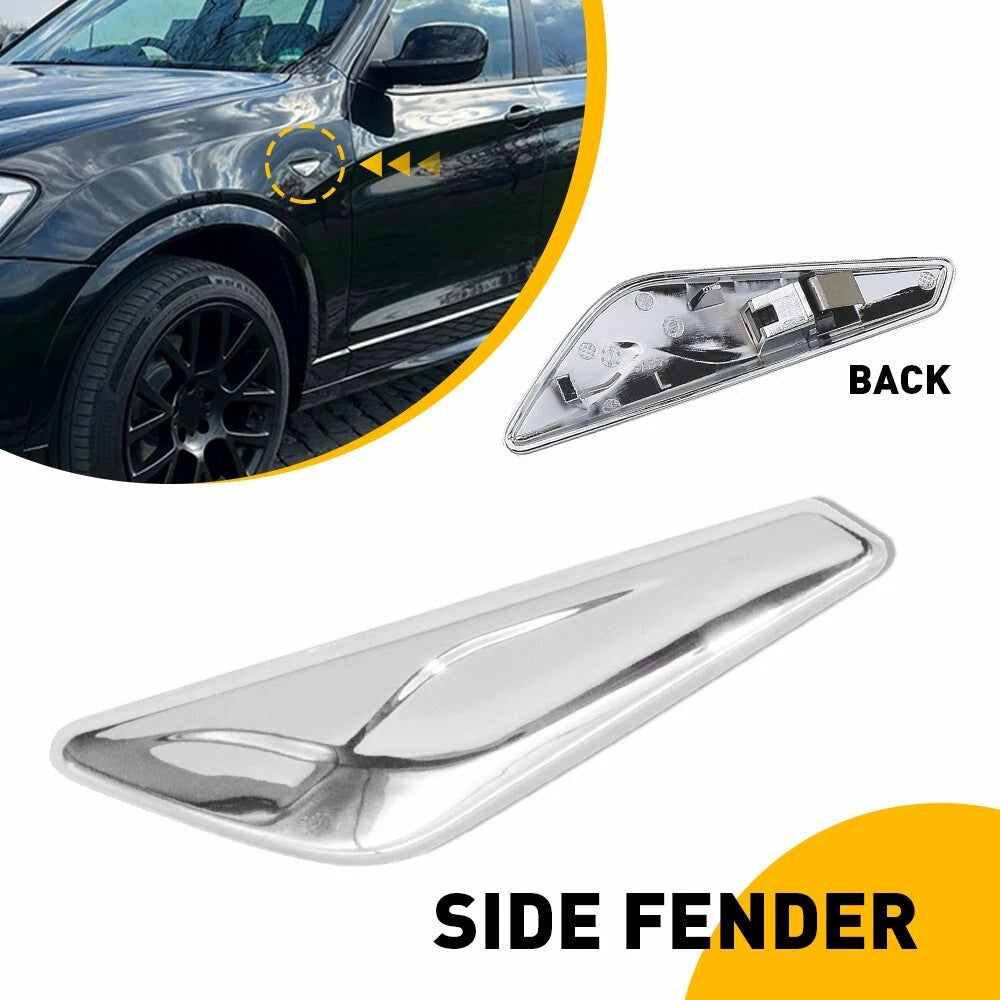 Front Left Fender Side Marker Finisher for BMW X3 X4 F25 F26 15-17 #51117338569 6B93BC-57