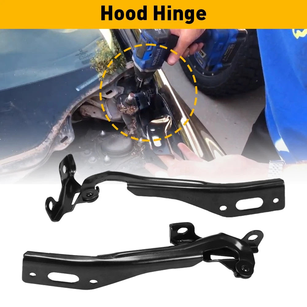 2x Front Hood Hinges Left Driver Right Passenger Side For 2012-15 Honda Civic EA 6B93BC-57