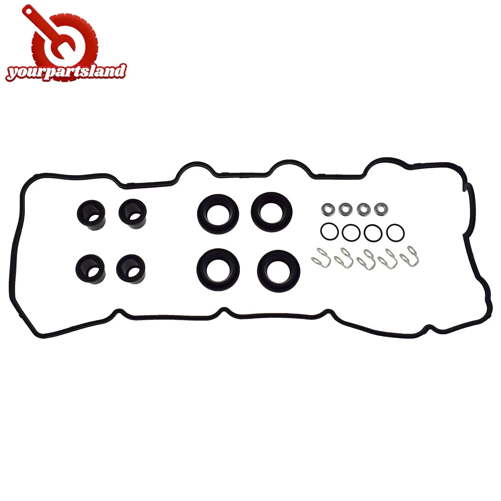 Fuel Injector Seal Rocker Cover Gasket Kit For Toyota Hilux D4D KUN26 1KD-FTV 6B93BC-57