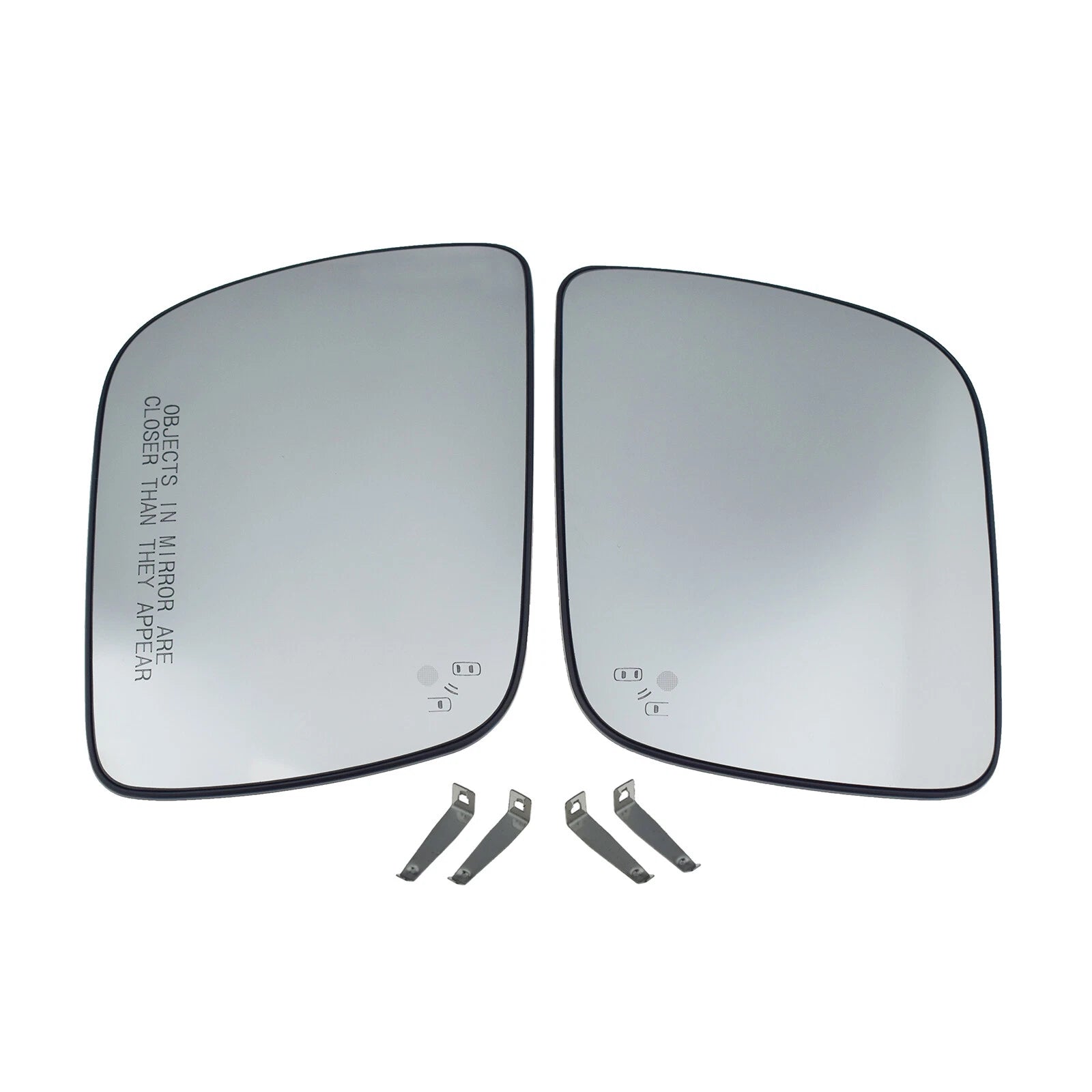LH & RH Rearview Mirror Glass Heated w/Blind Spot for 2011-2019 Ford Explorer 6B93BC-57