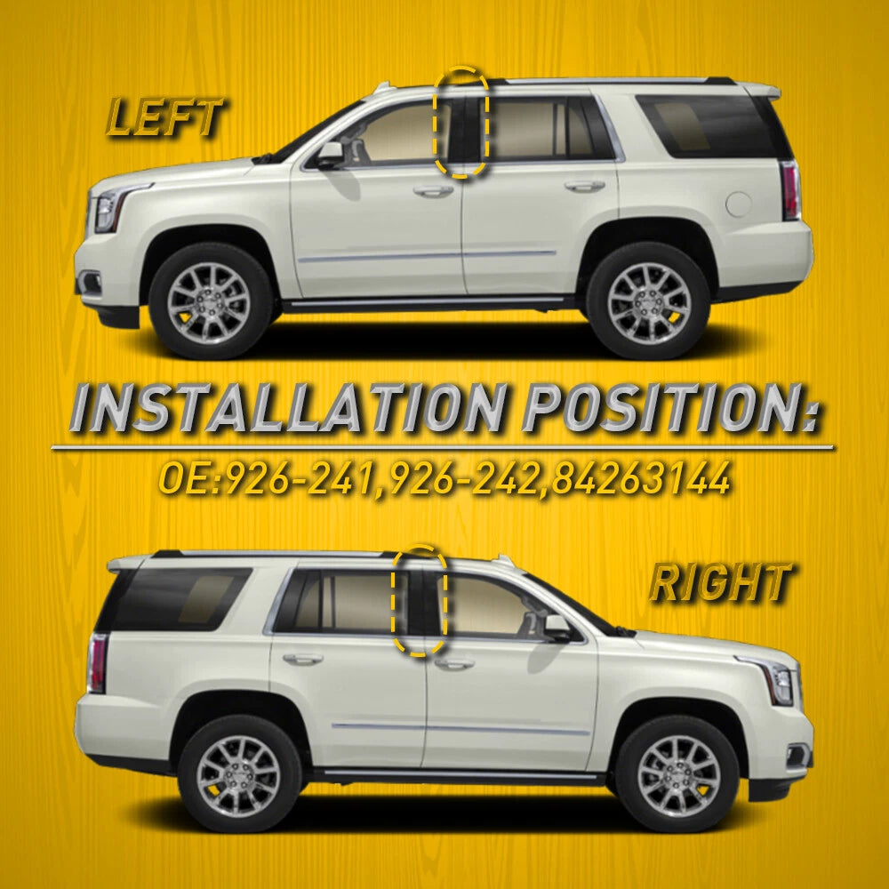 FRONT DOOR TRIM B-PILLAR MOLDING FOR 2015-2020 ESCALADE CADILLAC ESCALADE ESV EA 6B93BC-57