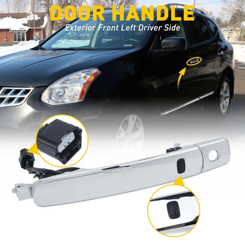 Door Handle Front Left Driver Side for 80645-CA000 2010-2013 Nissan Rogue EOA 6B93BC-57