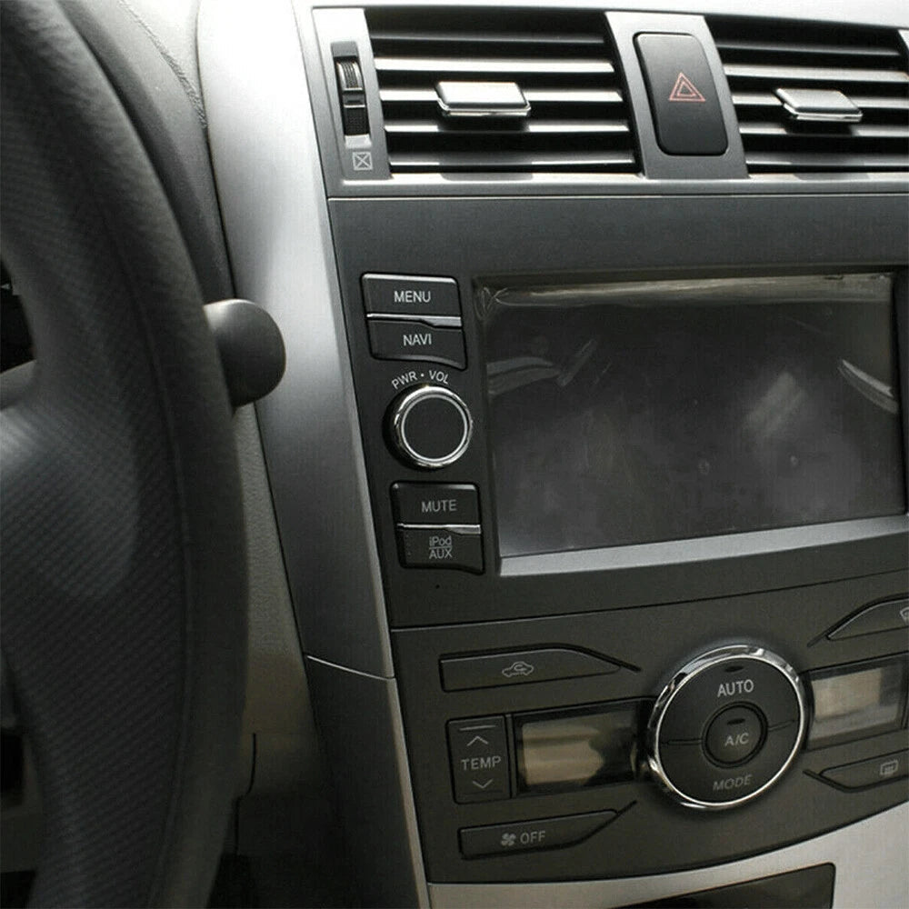 For Toyota Corolla 2009-2013 Upper Side Central Dashboard Strip Trim Left+Right 6B93BC-57