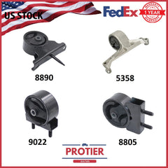 Engine Motor & Trans. Mount Set for 1999-2002 Suzuki Esteem 1.8L Auto Trans 6B93BC-57