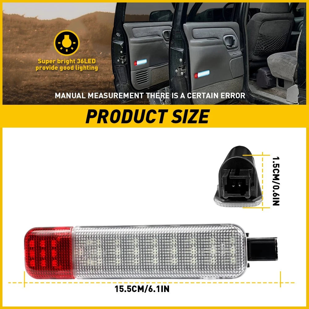 For Chevy GMC C/K 1500 2500 3500 Pickup 1997-00 LED Door Panel Courtesy Lights A 6B93BC-57