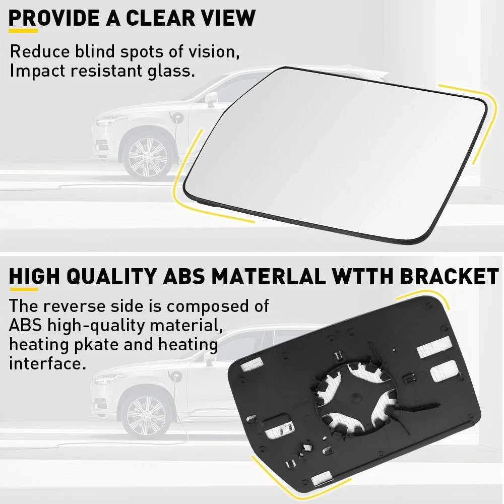 Left+Right Side Glass Mirror Power Fit For Ford F150 04-10 F-150 Mark LT Pickup 6B93BC-57
