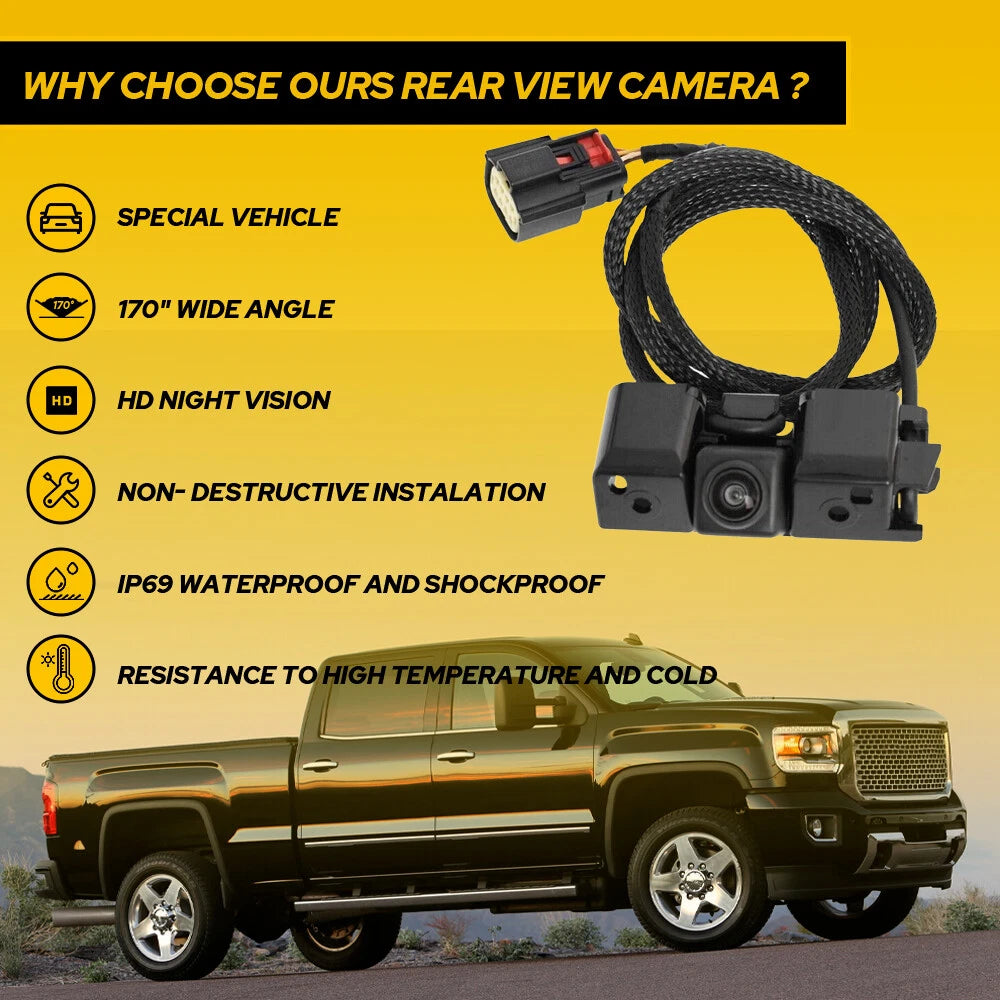 Backup Parking Camera For Chevrolet Silverado 1500 GMC Sierra 2014-15 22803702 A 6B93BC-57