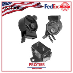 Motor & Trans Mount 3PCS Set for 1987-1990 Toyota Tercel 1.5L 2WD 6B93BC-57
