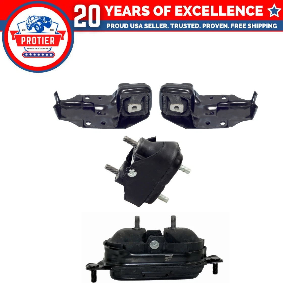 Motor & Trans Mount 4PCS for Chevrolet Monte Carlo 3.1/3.4L / Buick Regal 3.1L 6B93BC-57