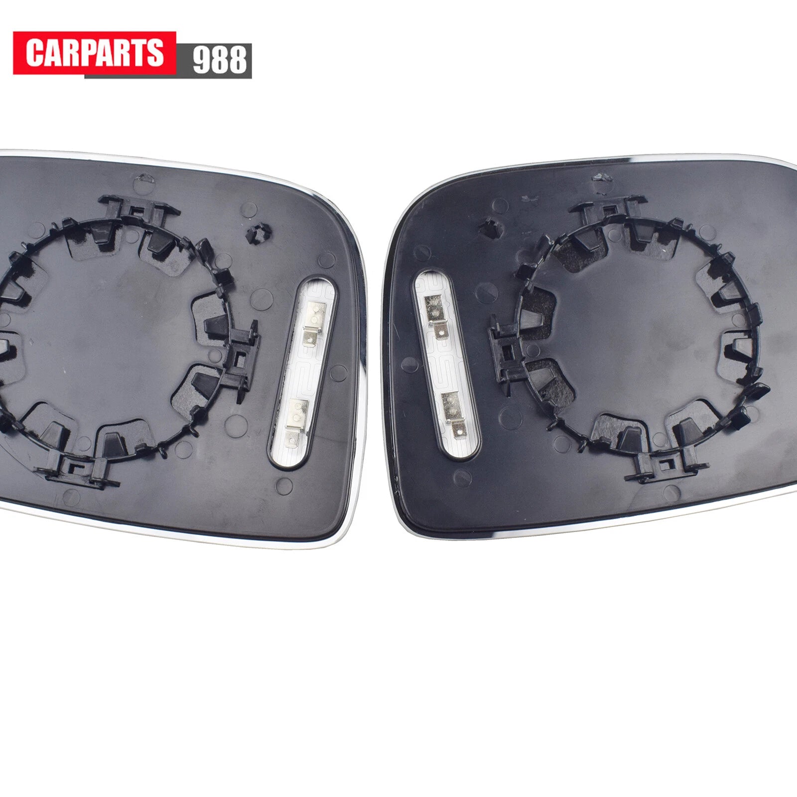 2Pcs Left Right Heated Mirror Glass W/ Backing Plate for Volvo XC60 2010-2017 6B93BC-57