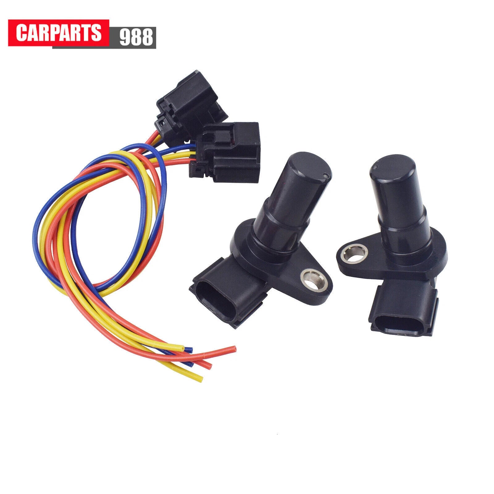 For Nissan Altima Versa Sentra Set of 2 Trans Input/Output Speed Sensor +Pigtail 6B93BC-57