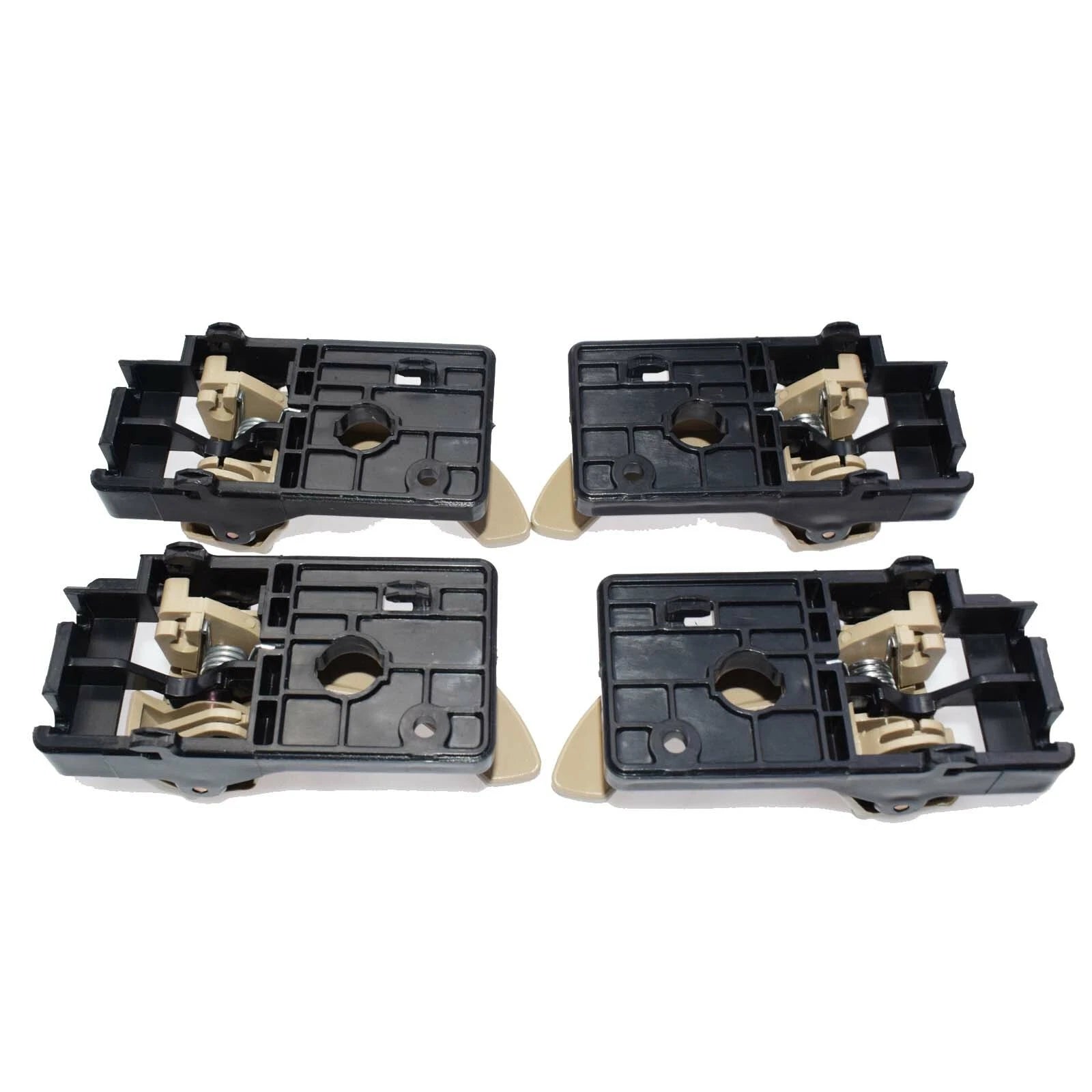 4 X Beige Inside Door Handle Catch Left Rear SET For 2005~2009 Hyundai Tucson 6B93BC-57