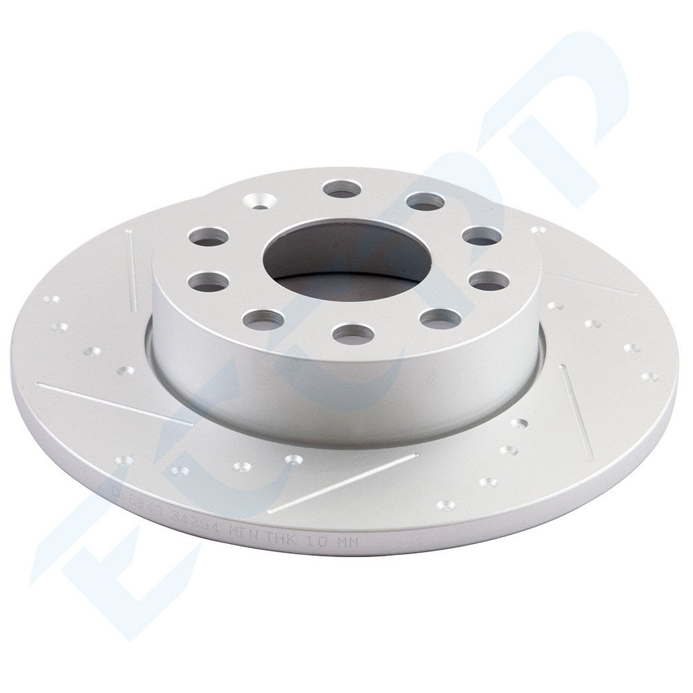 Discs Brake Rear Rotors For 2012-2013 Volkswagen Golf Highline Comfortline 2,0L 6B93BC-57