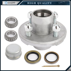 For 2500 lbs axle 44649 X 44649 Bearings with trailer Galvanized hub  4 on 4" 6B93BC-57