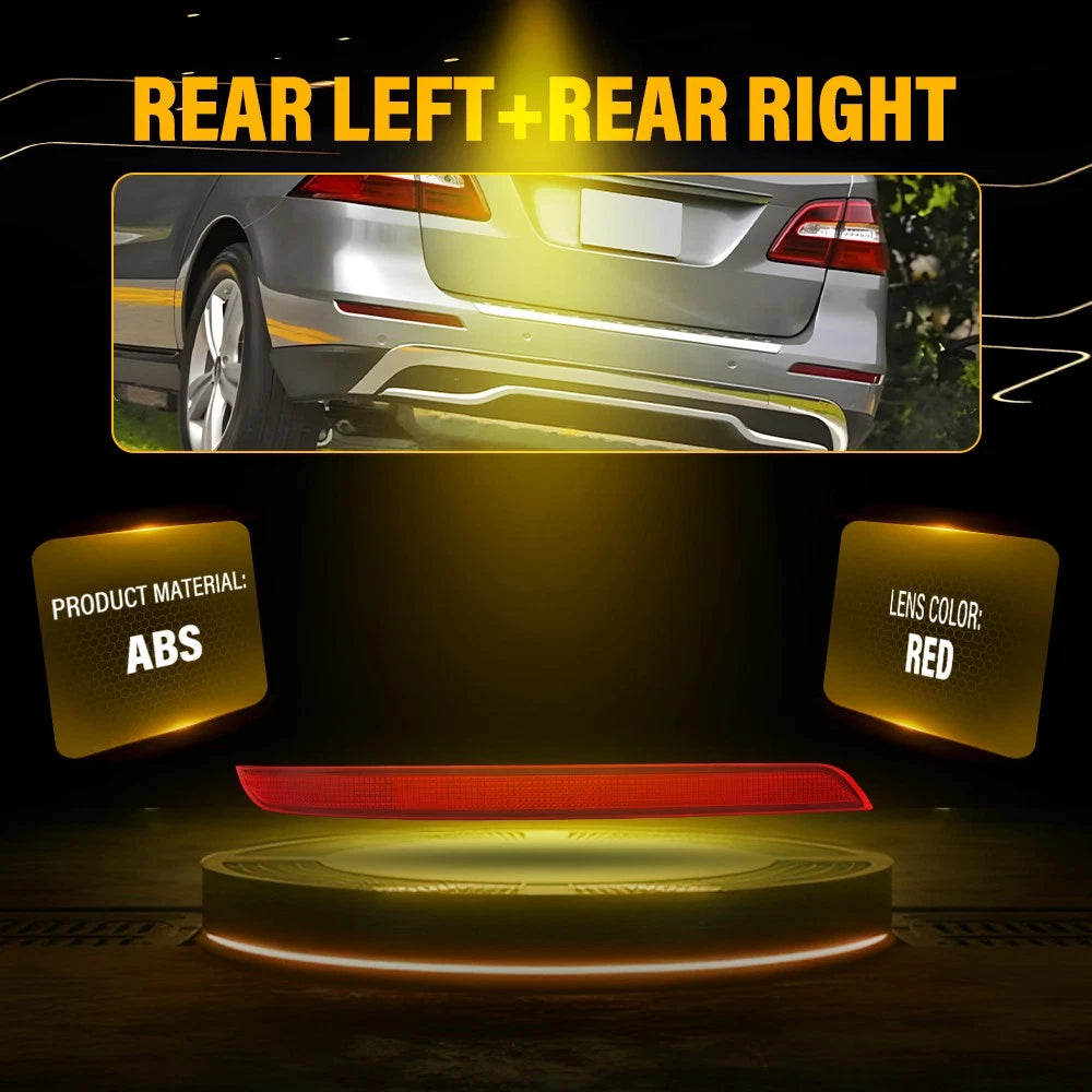 2X Rear Bumper Reflector For Mercedes Benz ML350 GLE350 GLE400 ML63 AMG 12-15 EA 6B93BC-57