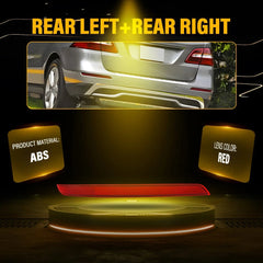 2X Rear Bumper Reflector For Mercedes Benz ML350 GLE350 GLE400 ML63 AMG 12-15 EA 6B93BC-57