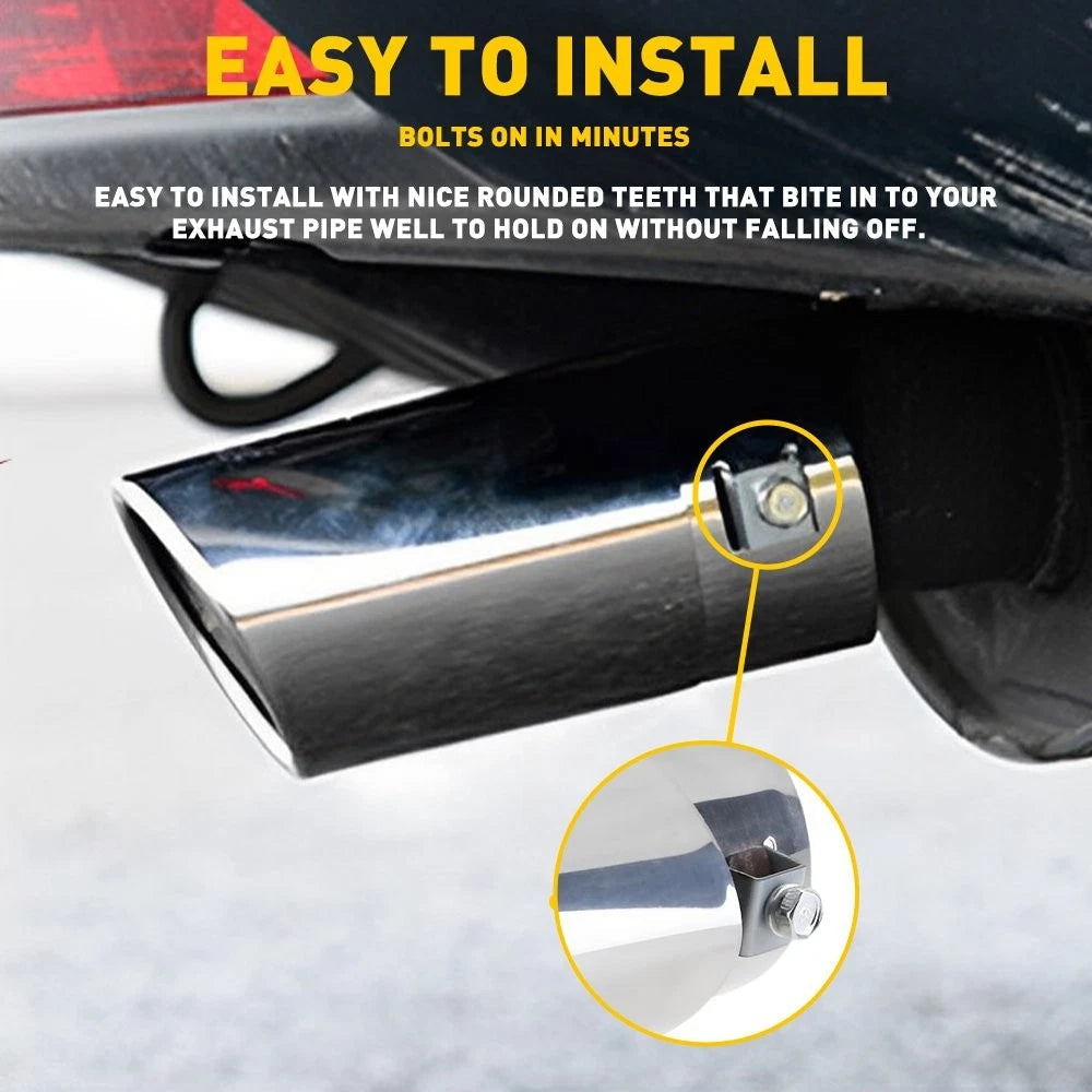 EXHAUST MUFFLER TIP PIPE TAIL REAR For Honda Accord Civic Ford F-150 F250 EOA 6B93BC-57