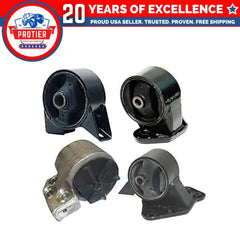 Fits 2001-2002 Hyundai Accent 1.6L MANUAL Trans Motor & Trans Mount Set 4PCS : 6B93BC-57