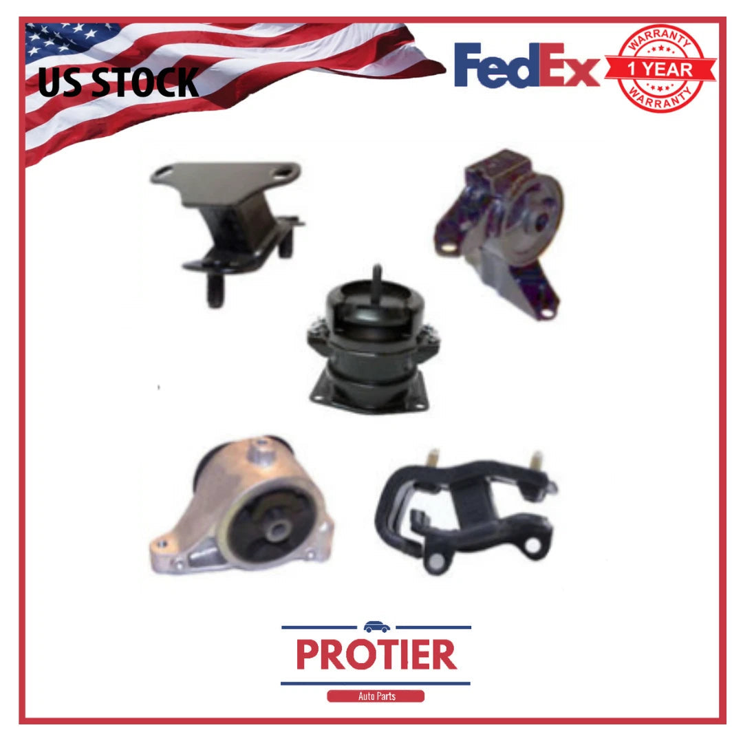 Motor & Trans Mount Set 5PCS for 03-04 Honda Pilot 3.5L 4WD/01-02 Acura MDX 3.5L 6B93BC-57