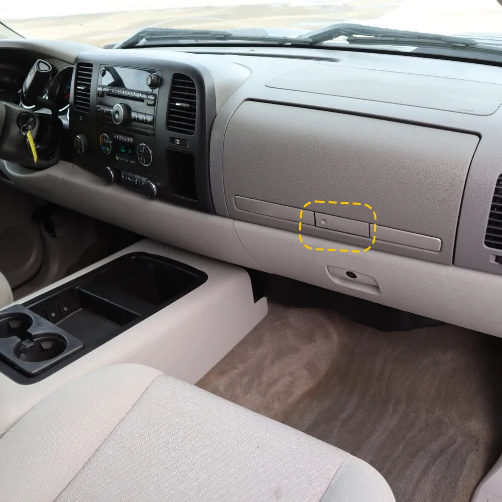 UPPER DASH GLOVE COMPARTMENT DOOR LATCH FOR HANDLE 07-13 GMC SILVERADO SIERRA EA 6B93BC-57