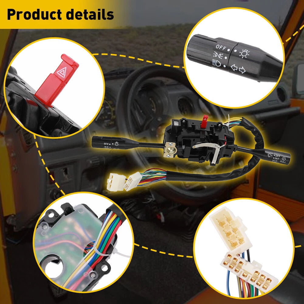 WINDSHIELD WIPER TURN SIGNAL LEVER SWITCH FOR 1985-95 SUZUKI SAMURAI 37400-80521 6B93BC-57