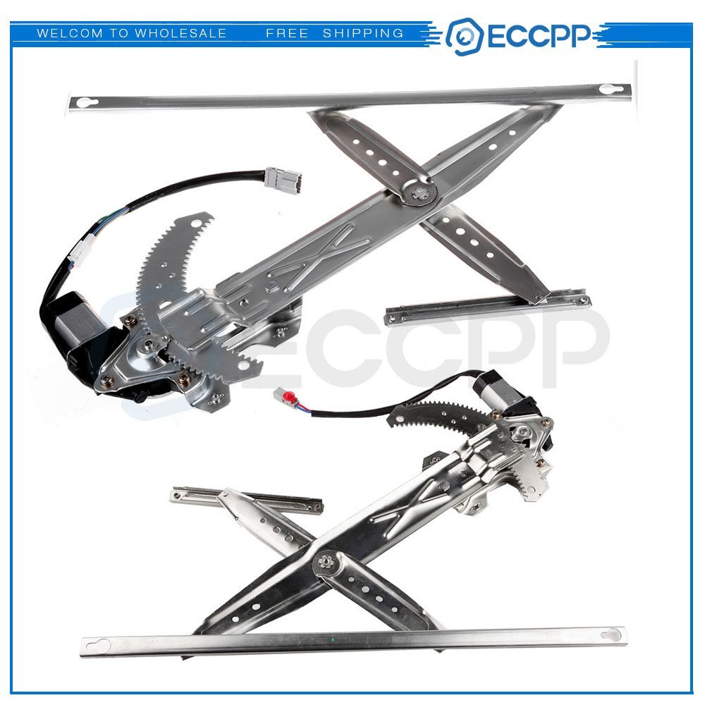 For Honda Civic Coupe Hatchback Front Driver Passenger Window Regulator W/ Motor 6B93BC-57