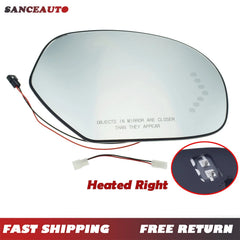 Right For 2007-13 Cadillac Chevrolet Tahoe GMC Yukon Mirror Glass Heated Signal 6B93BC-57