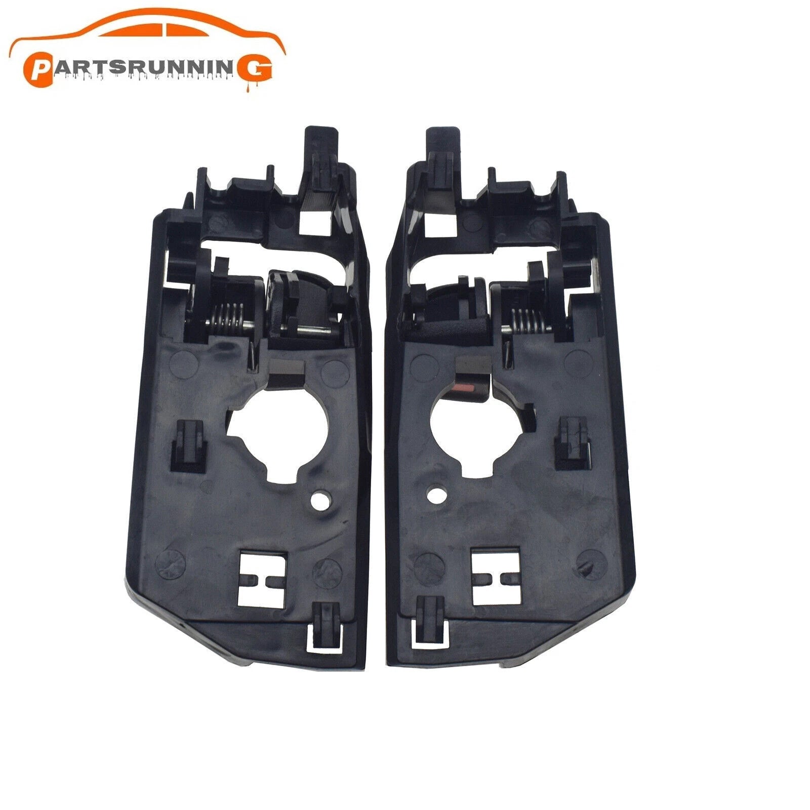 2PCS Rear Left & Right Interior Door Handle Black For 2008-2010 Hyundai Sonata 6B93BC-57