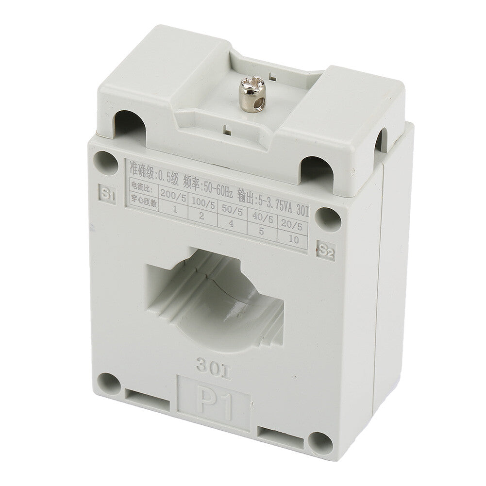 Professional 30mm Hole Current Transformer Primary Secondary 5A Mutual Inductor