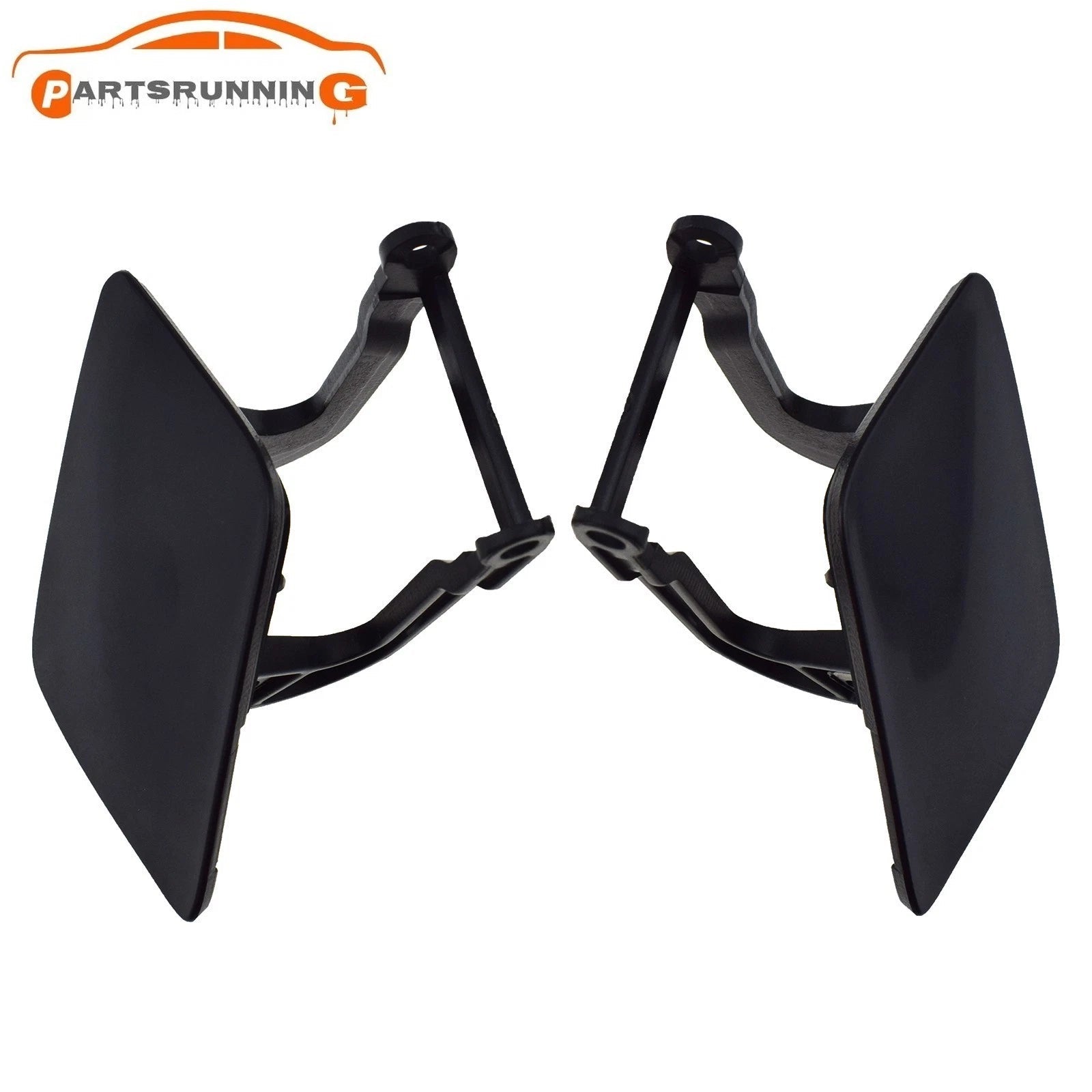 Pair Front Bumper Headlight Washer Cover Cap 31353366 For Volvo XC90 2016-2022 6B93BC-57