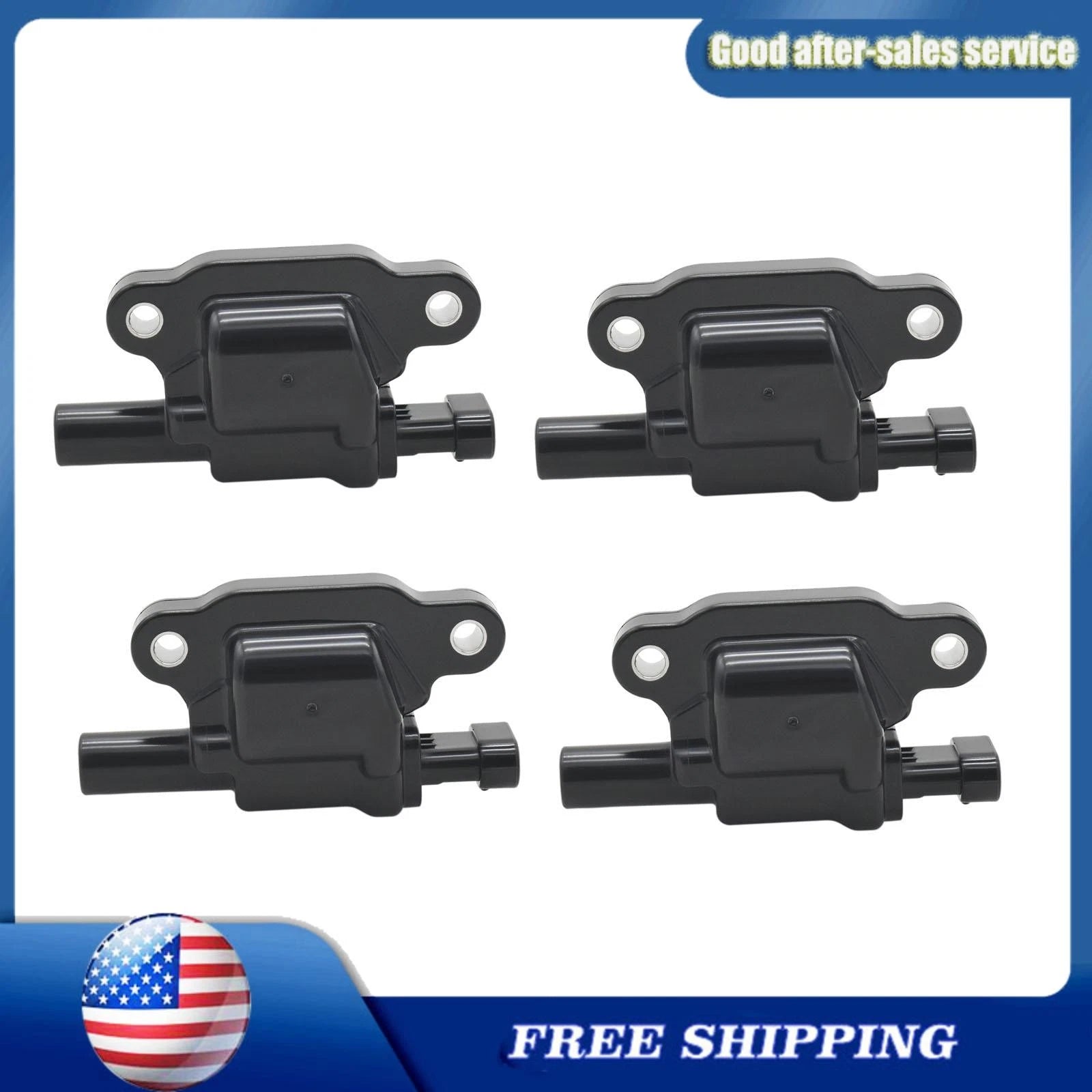 4x Ignition Coil For Chevrolet Cadillac GMC Hummer Pontiac GMC Saab 12611424 6B93BC-57
