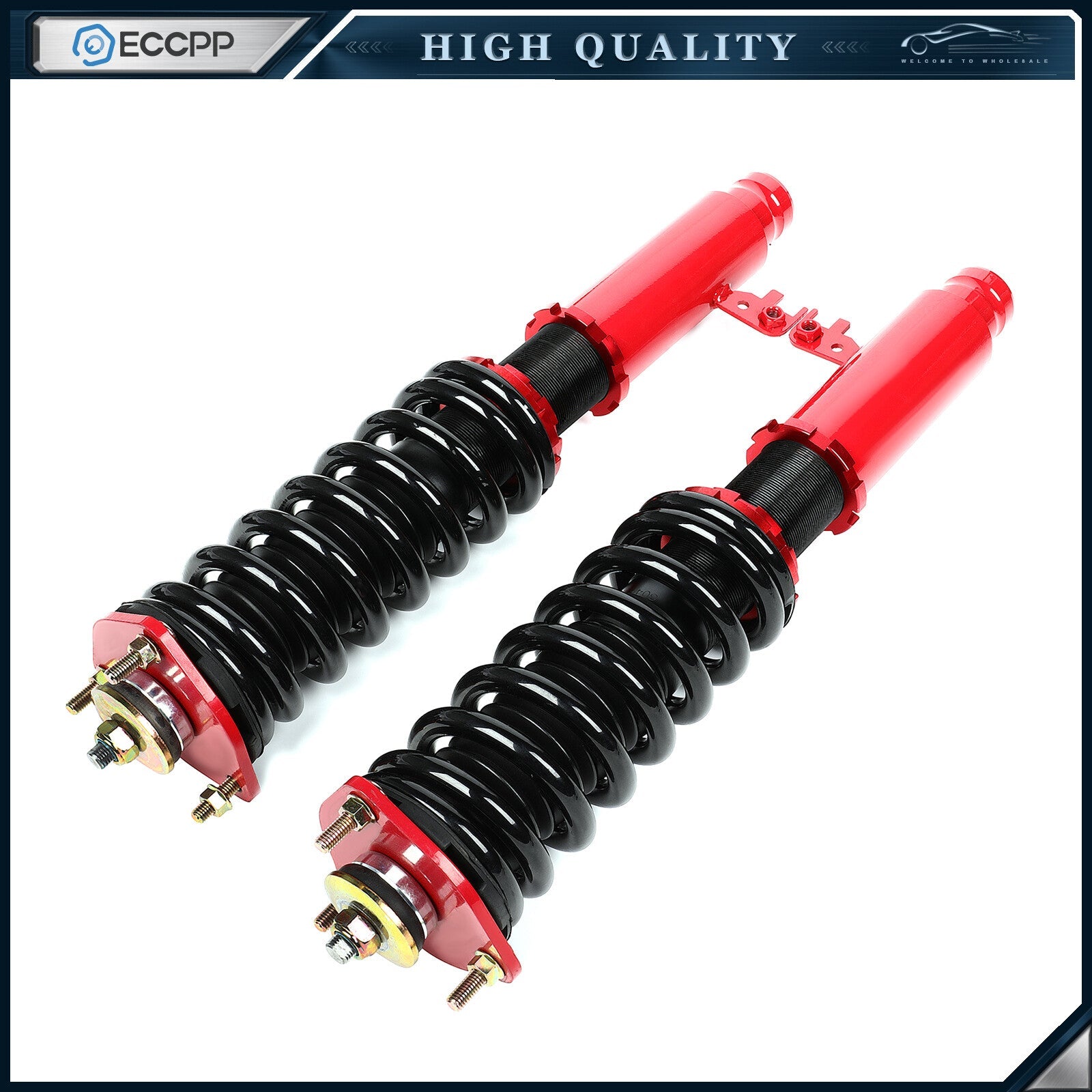 ECCPP Coilovers For 03-07 Mazda Mazda6 Shocks Adj Height Suspension Springs Kits ECCPP