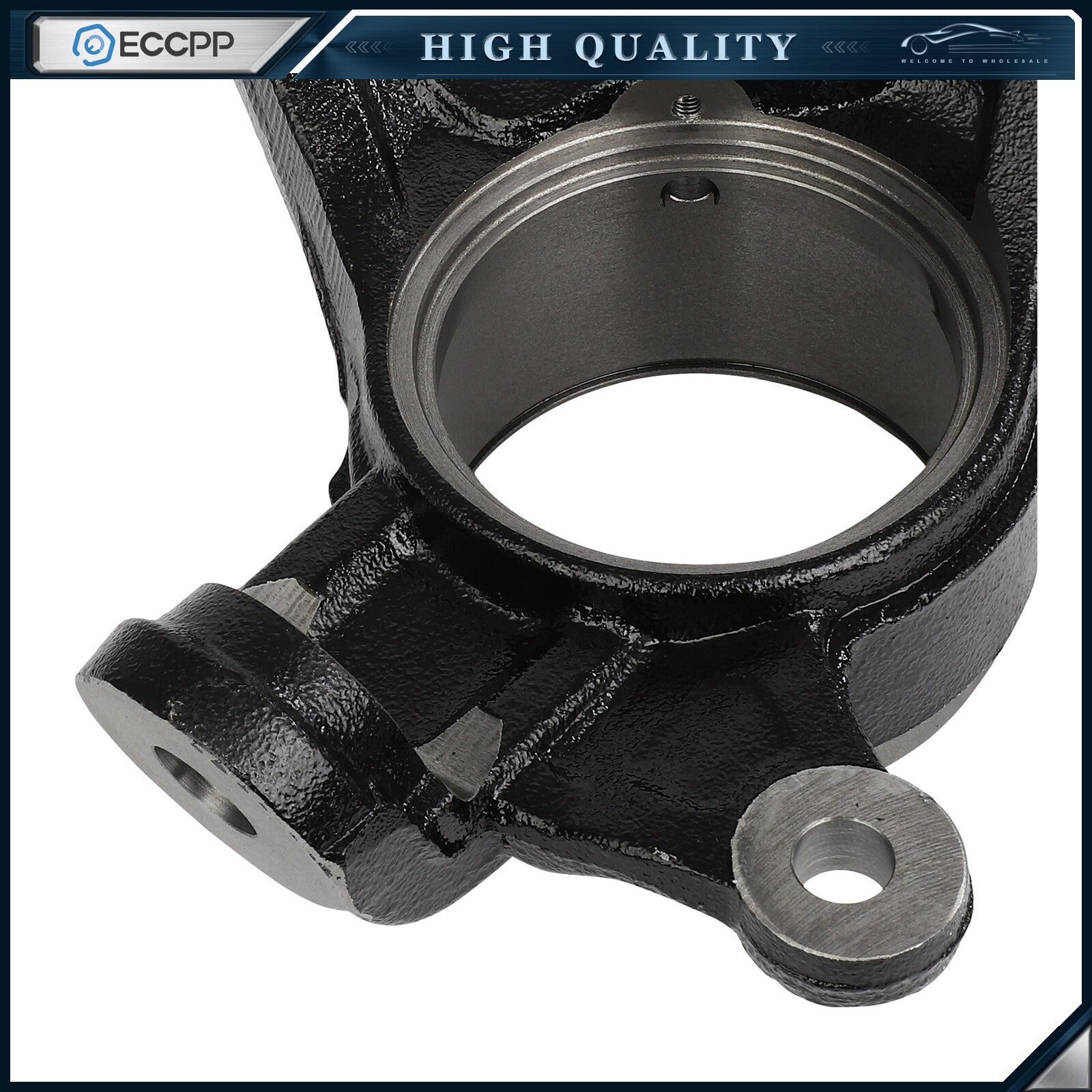 1X Front Left Driver Side Steering Knuckle For 2007 2008 2009 Honda CR-V L4 2.4L 6B93BC-57