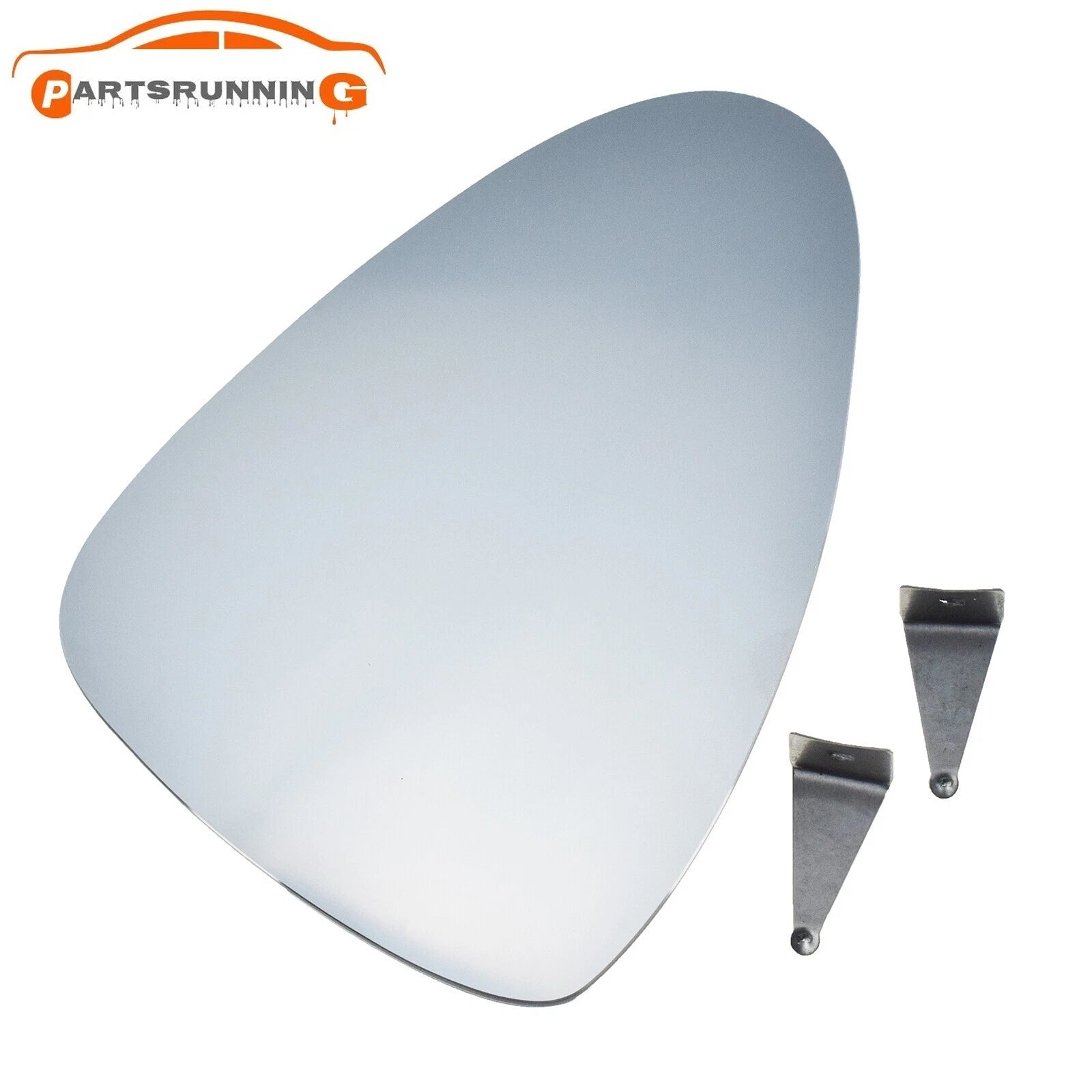 95873152120 Left Side Mirror Glass w/Plate For Porsche Panamera 2010-2016 6B93BC-57