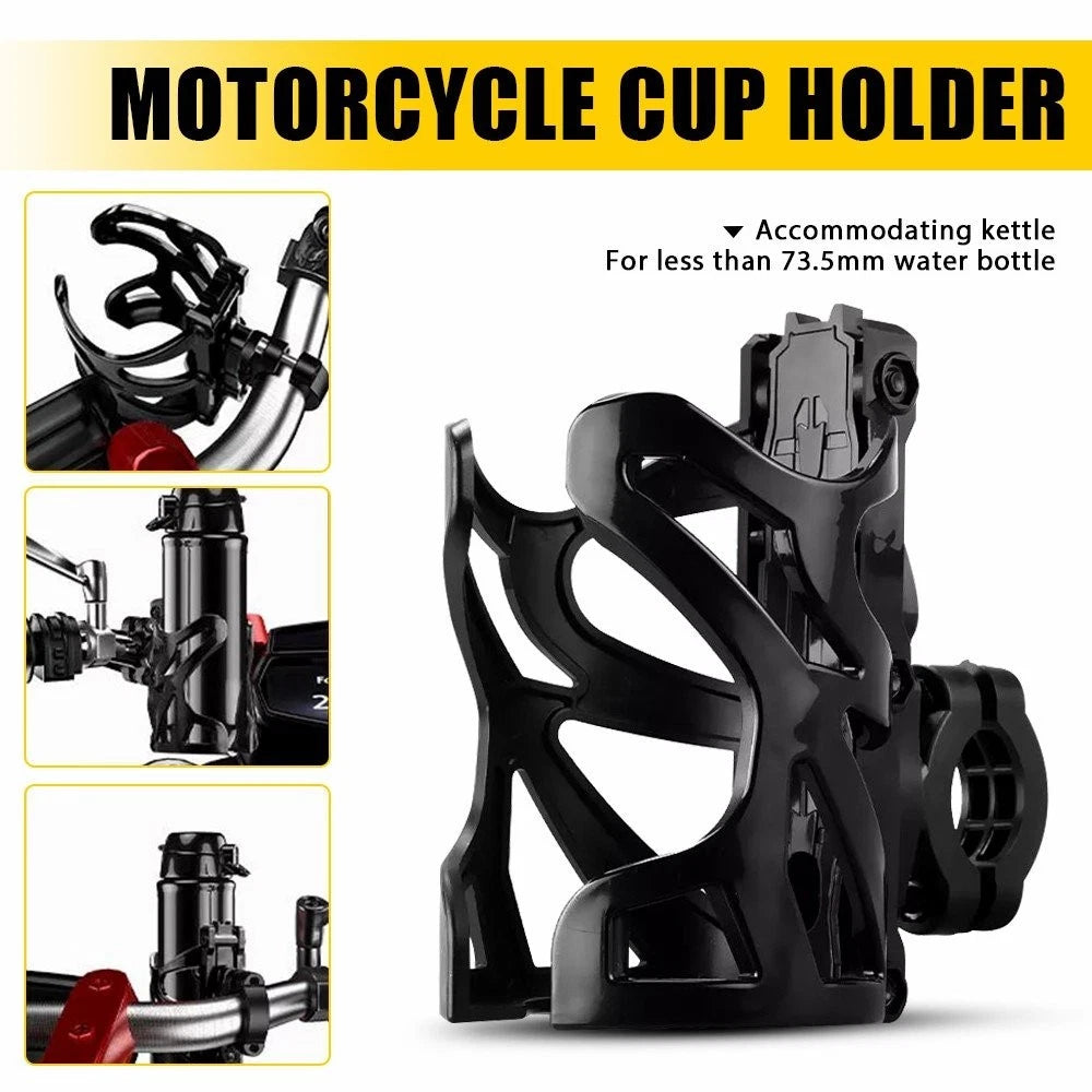 Motorcycle Cup Holder Drink Holder Water Bottle Holder Universal For ATV Bike EA 6B93BC-57