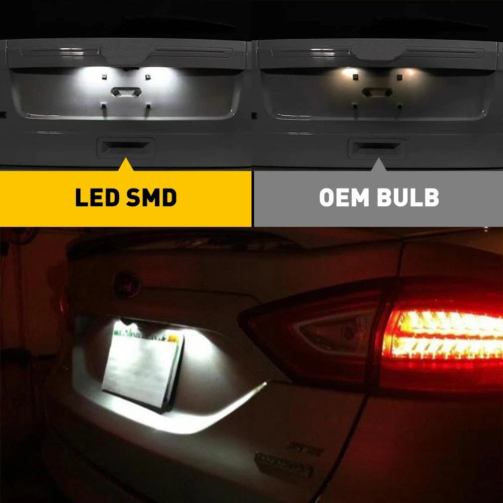 For Ford Transit 150 250 350 HD White LED License Plate Light Lamp CANBUS EOA 6B93BC-57