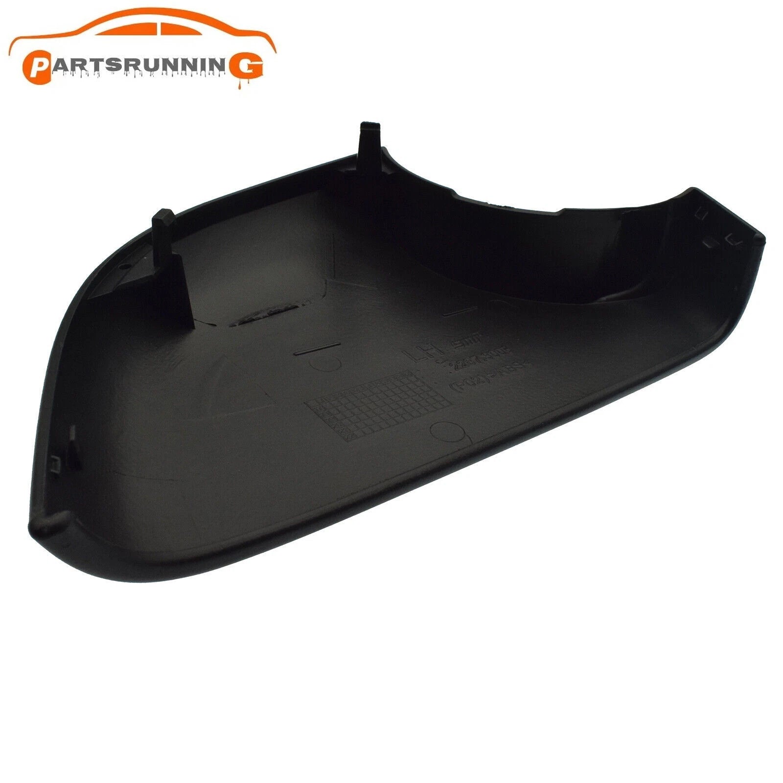 Black Left Lower Outer Cover Cap Mirror For 2017-21 Tesla Model 3 2287.3005 6B93BC-57
